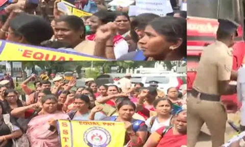 சென்னையில் போராட முயன்ற இடைநிலை ஆசிரியர்கள் கைது