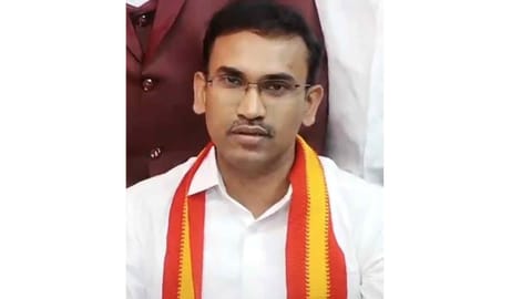 TVK leader Arunraj 