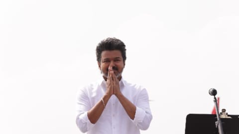 TVK leader Vijay 