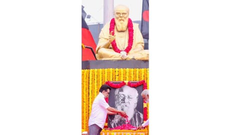 CM Stalin, EPS pay tributes to Periyar on 52nd death anniversary