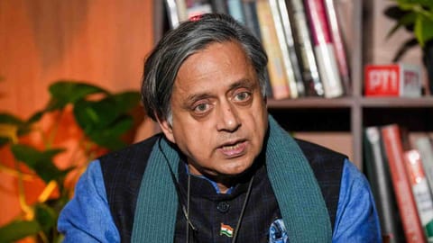 Congress leader Shashi Tharoor 