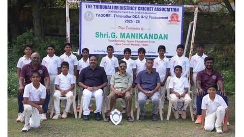 Chengalpattu wins DCA U-12 title