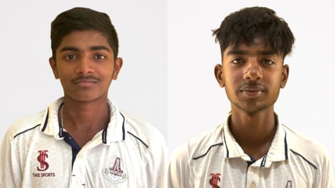 (L-R) S Dhanvanth Anamangad, Adhvick Eswaran
