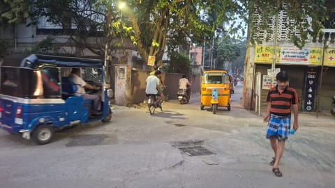 The manhole cover placed below the road level on Ellaiamman Kovil Street has raised concern among many