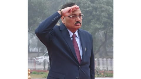 Chief Justice of India (CJI) Surya Kant during the inauguration of seven infrastructure projects on the Patna High Court premises, in Patna, Bihar, Saturday, Jan. 3, 2026 