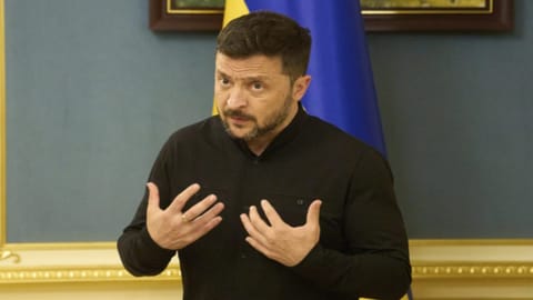 Ukraine's President Volodymyr Zelenskyy