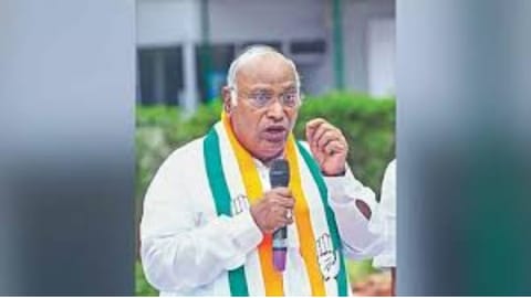 All India Congress Committee president Mallikarjun Kharge