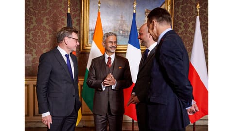 External Affairs Minister S Jaishankar during the first India-Weimar format meeting, in Paris, France. The meeting focused on deepening India–European Union relations, assessing challenges in Indo-Pacific, and sharing perspectives on the Ukraine conflict.