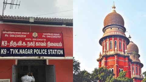(L_R) Thiru Vi Ka Nagar police station, Madras High Court