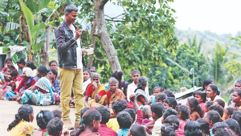 Gowtham Kannan from Palani is on a mission to provide livelihood and education to tribal villages in Tamil Nadu