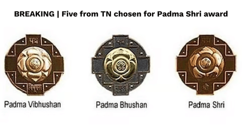 BREAKING | Five 'unsung heroes' from TN chosen for Padma Shri