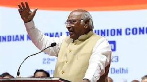 Congress president Mallikarjun Kharge