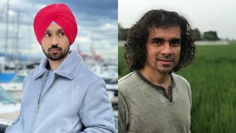 (L) Diljit Dosanjh, (R) Imtiaz Ali 