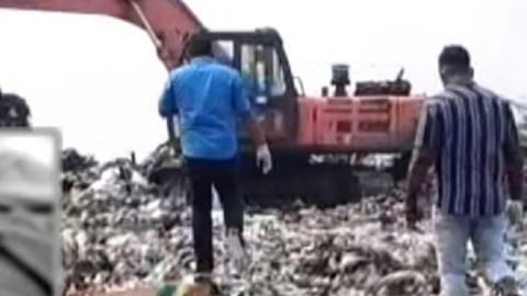 Visual from the Perungudi dump yard