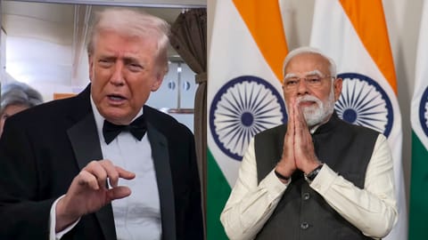 US President Donald Trump; Prime Minister Narendra Modi