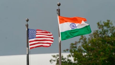 India and US Flag