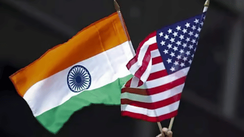 India and USA flag