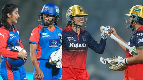 Jemimah Rodrigues (DC) and Smriti Mandhana (RCB) 