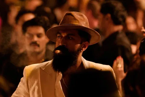 Yash in a still from Toxic: A Fairytale for Grown-Ups 