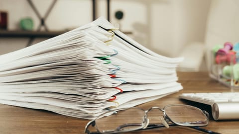 Image of documents used for representative purpose