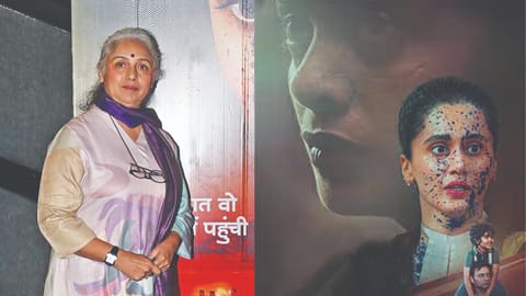 (L) Revathi, (R) Poster of the film