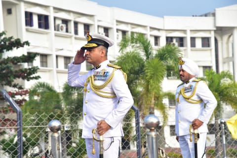 IG Yoginder Dhaka has served the organisation for over three decades in various ashore and afloat appointments. 