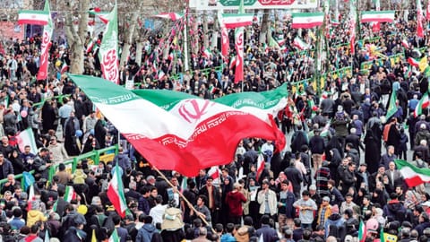 Iran marks 1979 Islamic Revolution anniversary under pressure from inside and out