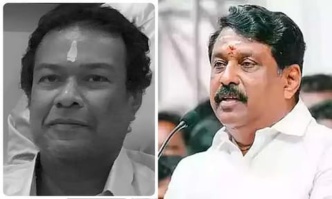 V Thamizhazhagan, son of R M Veerappan, passes away; TN BJP chief Nainar Nagendran condoles
