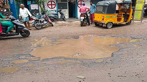 pothole Representative Image