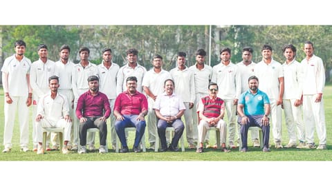 Winners of CSK Thiruvallur DCA Inter Collegiate T-20 Tournament 2025-26 (Jaya College of Arts & Science) 