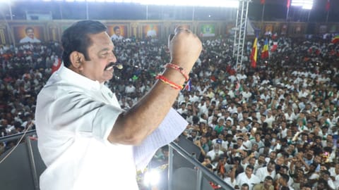 AIADMK general secretary Edappadi K Palaniswami 