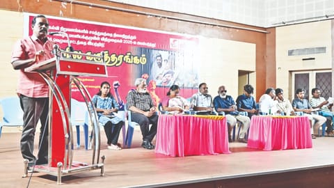 Representatives from several organisations and associations participated at the convention held on Tuesday