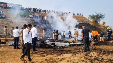 Ajit Pawar's crashed flight