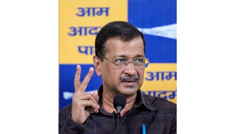 AAP chief and former Delhi chief minister Arvind Kejriwal.