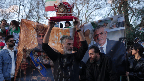 Protesters in Iran