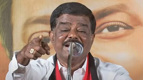 DMK platform speaker Sivaji Krishnamurthy 