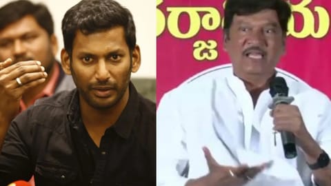 L-R: Vishal and Rajendra Prasad