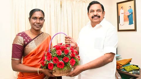Ex- Naam Tamilar Katchi (NTK) functionary Kaliyammal switches to AIADMK

