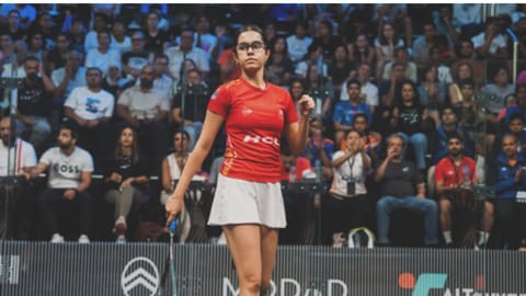 Indian squash player Anahat Singh