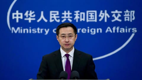 Chinese foreign ministry spokesperson Lin Jian 