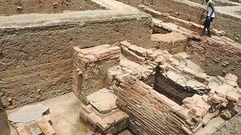 Keeladi's excavation site 
