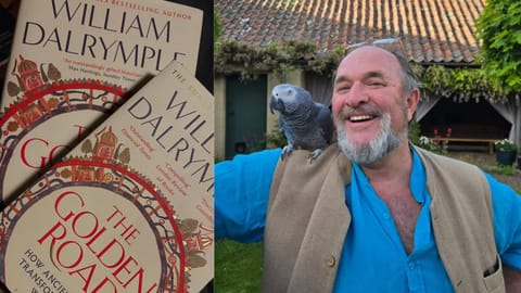 The Golden Road: How Ancient India Transformed the World book and its author Historian William Dalrymple 