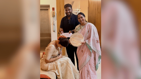 Rashmika with her mother-in- law
