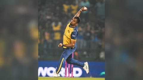 Sri Lanka’s seam-bowling all-rounder Dasun Shanaka 