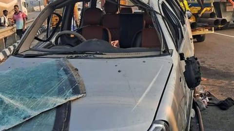 Visual from the accident site 