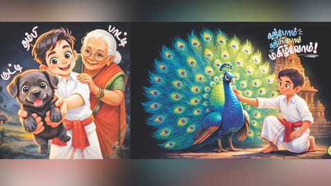 Thambi, Paati and Kutti from Imagine Tamil