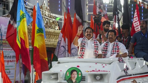 AIADMK general secretary Edappadi Palaniswami's campaign in Chennai on Saturday