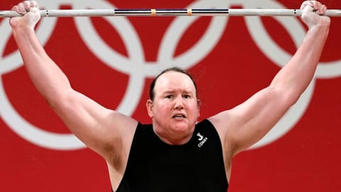 weightlifter Laurel Hubbard 