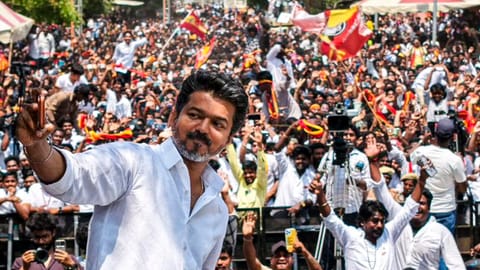 Tamilaga Vettri Kazhagam (TVK) chief and actor Vijay campaigns 