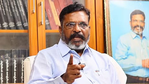VCK president Thol Thirumavalavan